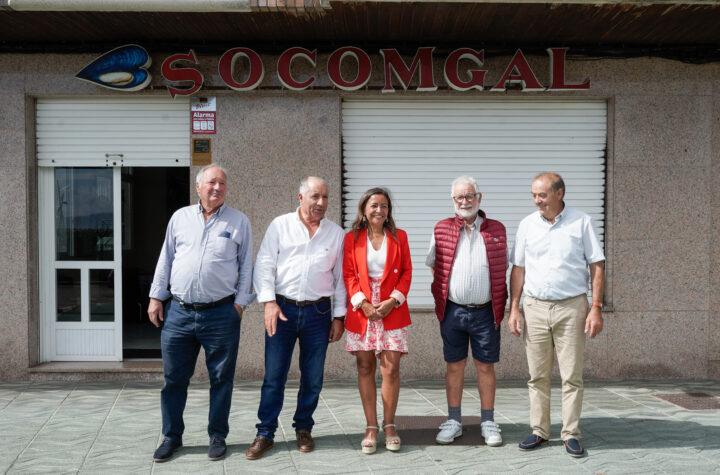 Villaverde impulsa el diálogo con el sector mitilicultor durante su visita a la cooperativa Socomgal en Moaña