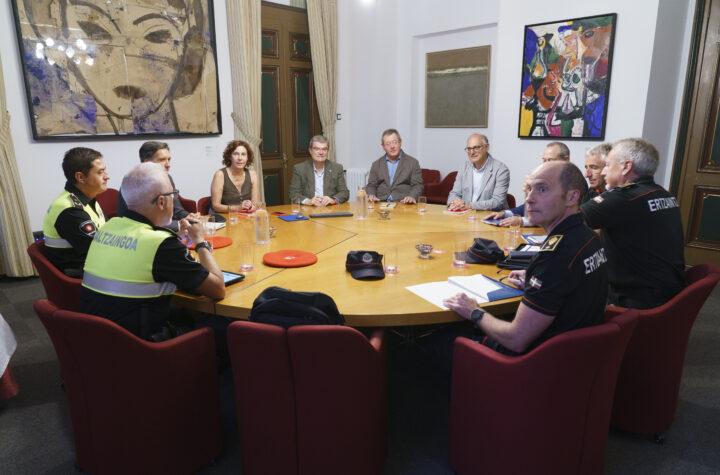 Coordinación de Seguridad: Reunión entre la Ertzaintza y la Policía Municipal de Bilbao