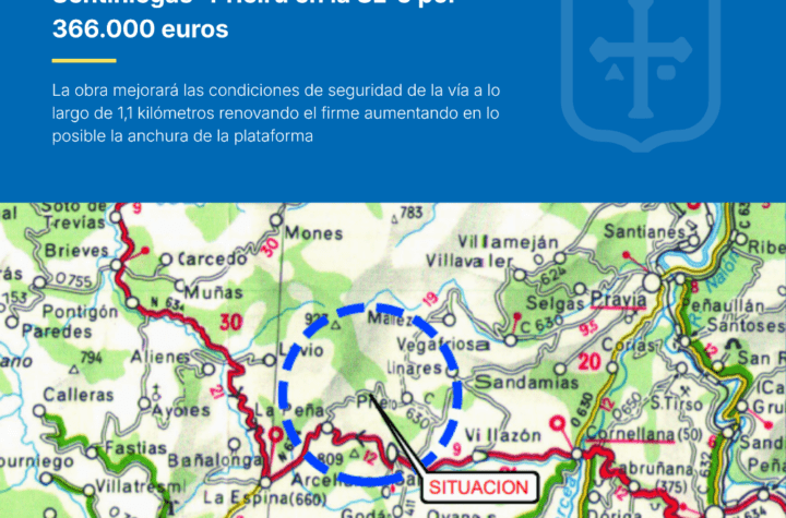 Renovación Integral de la Carretera SL 5: 366.000 Euros para Mejorar la Conectividad entre Las Sentiniegas y Prieiru en Salas